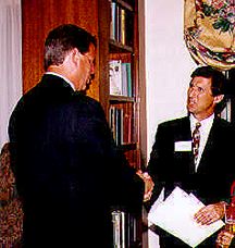 Peter Meisen with Al Gore