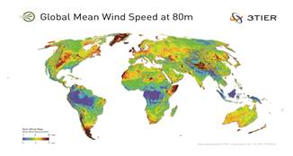 3tier 5km global wind speed at 80m