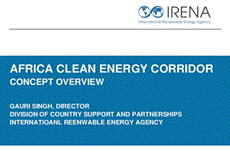 Africa clean energy corridor concept overview
