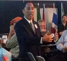Todd Gloria, the San Diego City Council's 2014 President, presenting at the World Resources SimCenter