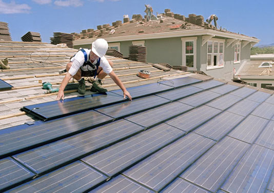 Rooftop photovoltaic panels, Solar Power, Photovoltaic energy generation, Renewable