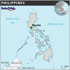 Map of Philippines in MDG Monitor