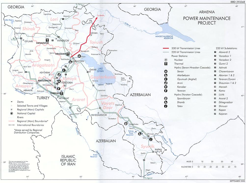 Armenia's Electricity Transmission Grid (warning: 124K image size)