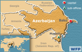 Azerbaijaa's Electricity Transmission Grid Thumbnail Map