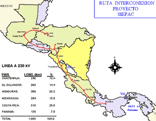 El Salvador's Electricity Transmission Grid Thumbnail Map