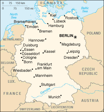 Map of Germany