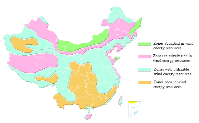wind potential china