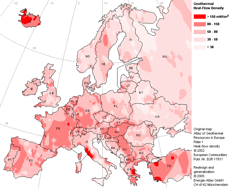 European Geothermal Potential