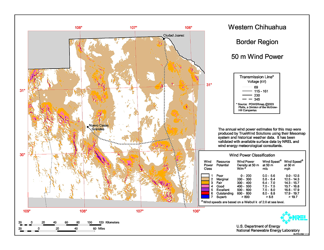 wind energy potential in mexico