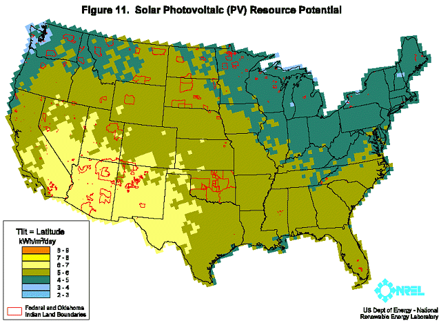 Figure 11. Solar Photovoltaic (PV) Resource Potential. Having trouble? Call 202 586-8800 for help.