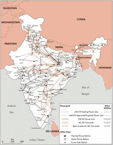 South Asia Plans An Electric Energy Ring