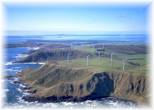 Wind on small island