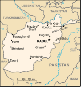 Map of Afghanistan