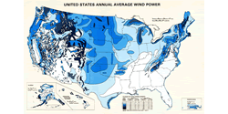USA Annual Avg Wind Power Density