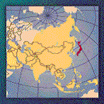 map of Japan in Asia