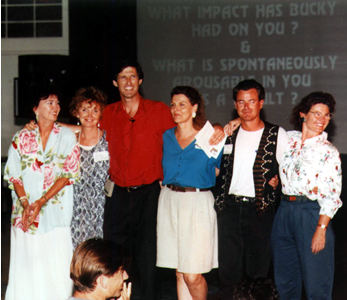 Proud producers Ashley Gardner, Nanci Hartland, Peter Meisen, Patricia Stevens, Michael Head, and Beth Brummitt