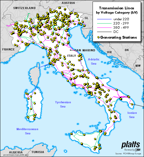 National Electricity Transmission Grid of Italy