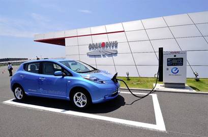 leaf electric vehicle