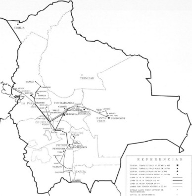 Bolivia's Electricity Transmission Grid Thumbnail Map