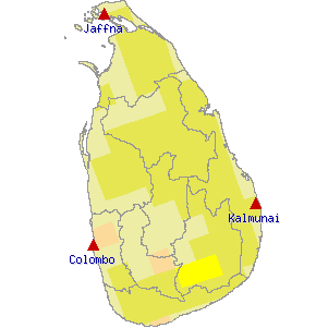 solar map sri lanka
