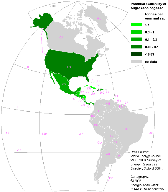 sugar cane potential america