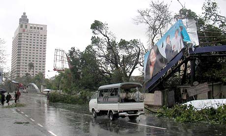 Climate damage in Burma