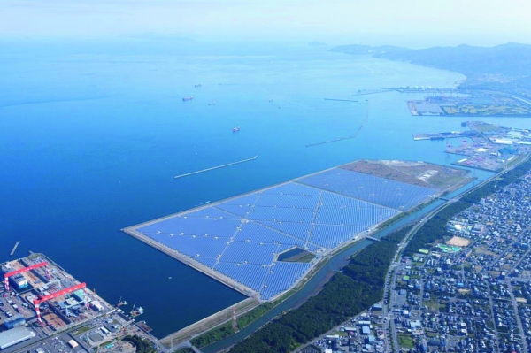 Marubeni's 82MW project in Oita is now operationa. Image: Marbubeni.